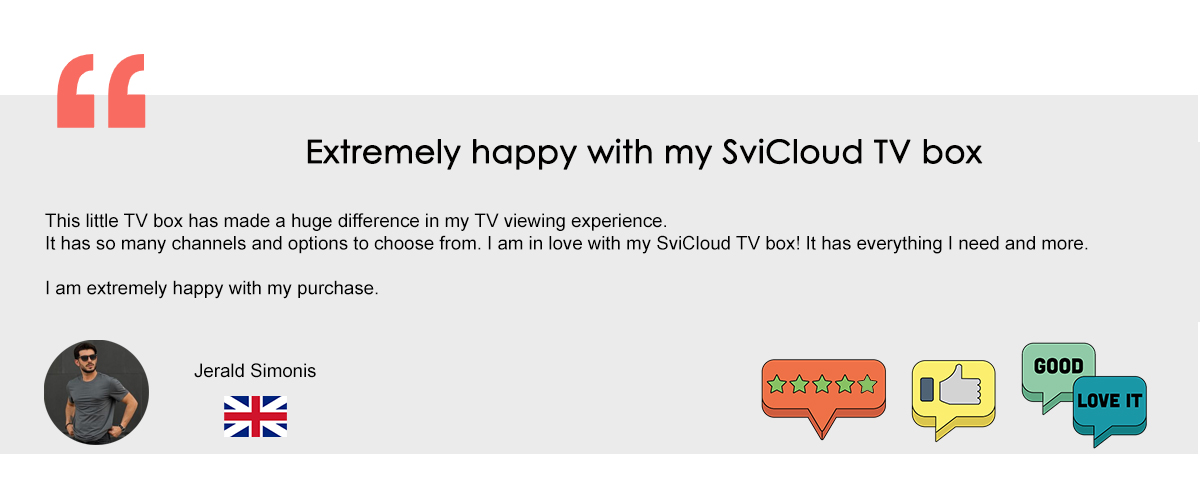 Reviews, Testimonials, Ratings, Comments about SviCloud TV Box