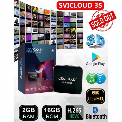 SviCloud 3S Best Android TV Box - 2021 Hot Sale Version / 2G+16G