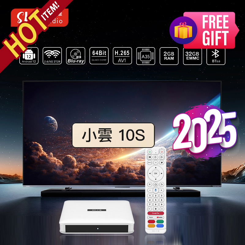 LEFFOT X96_M200 TV Box Android 14.0 – 4GB RAM/64GB ROM, 4K HDR10+, WiFi Dual Band E Gigabit Ethernet