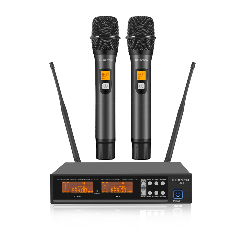 Karaoke Player 21.5 Inch KV-V3 Max All in One karaoke player with Floor Stand ，HUASEN U-508 Professional Wireless Microphone