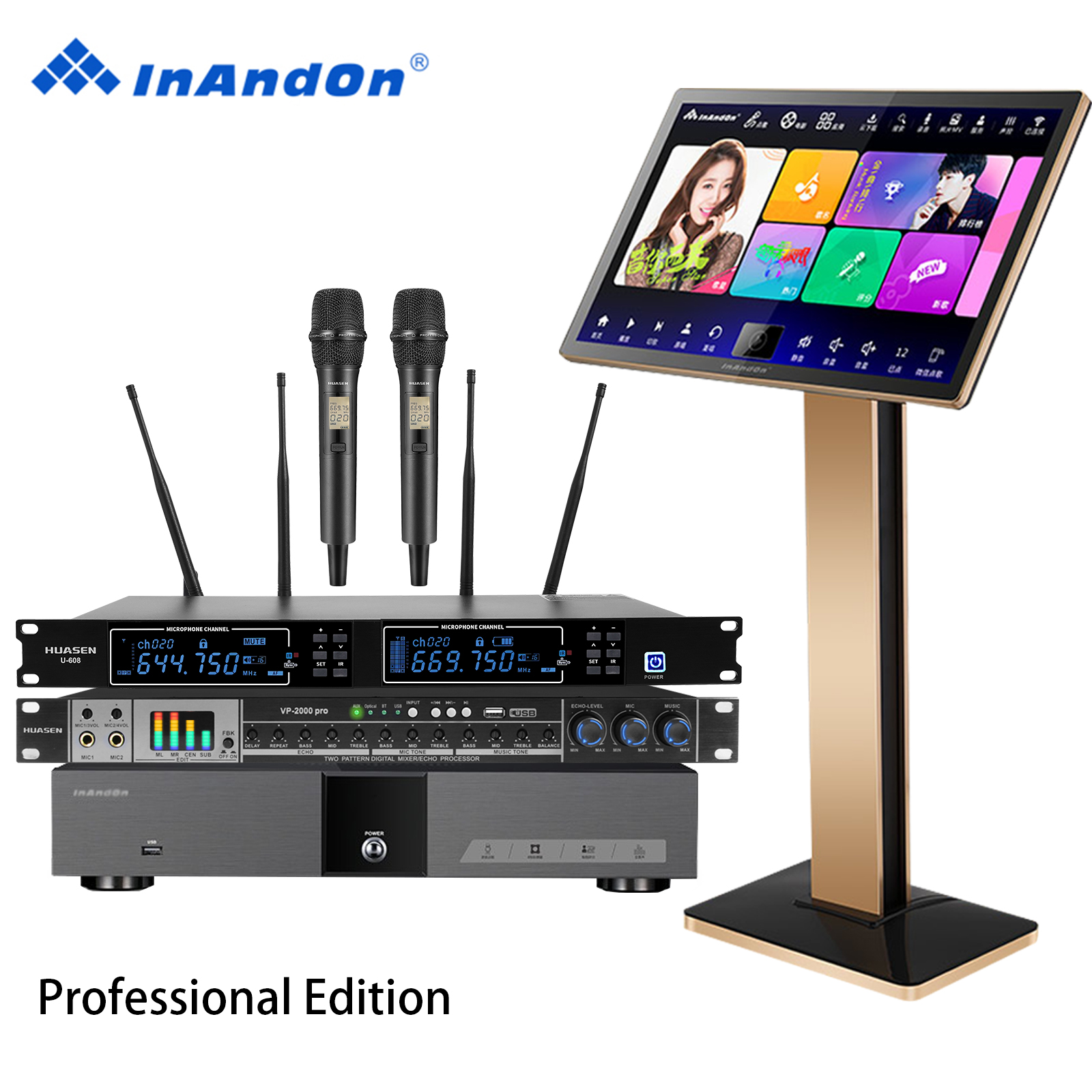 InAndOn KV-503 Max Karaoke Player，build in microphone mixer，free