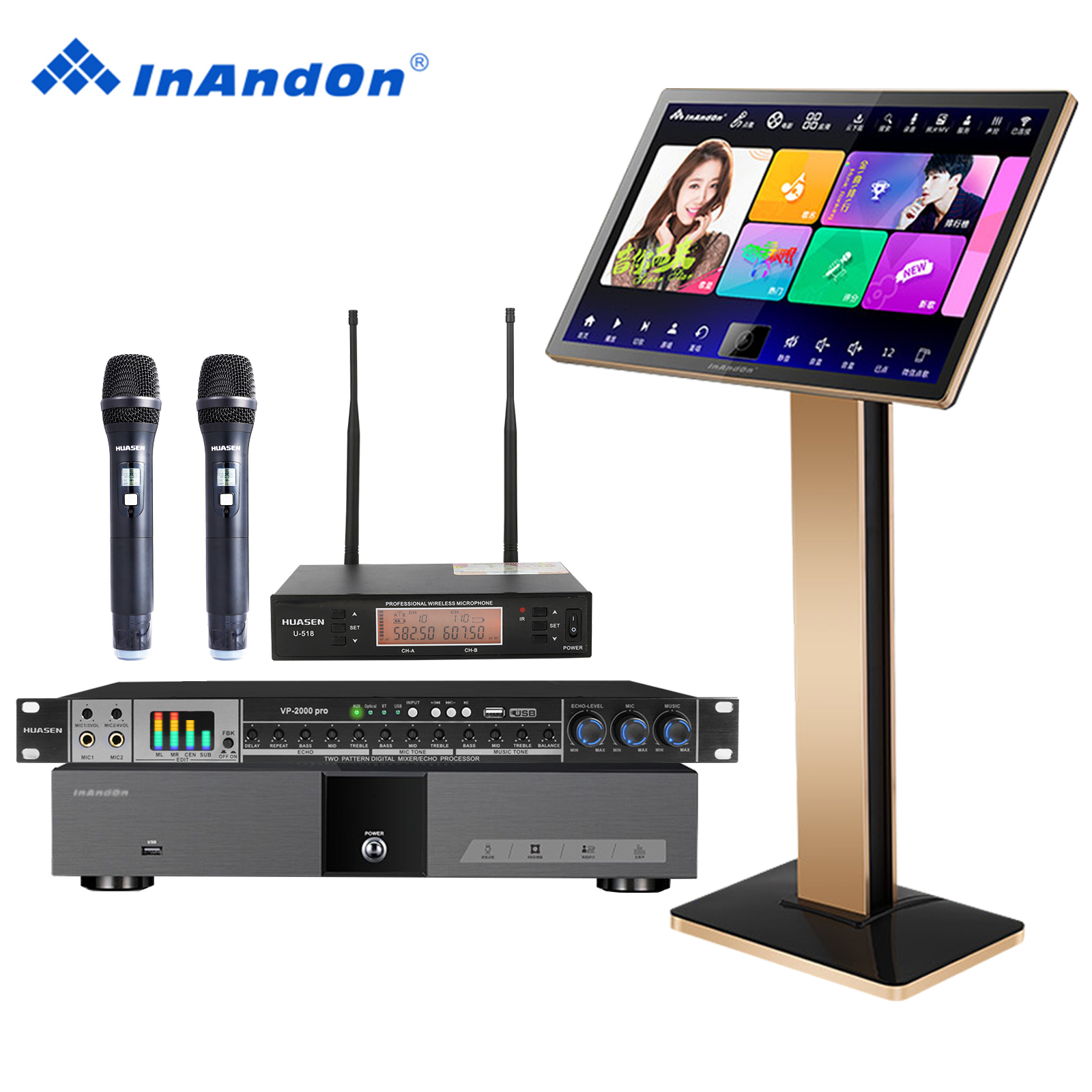 InAndOn KV-V5 Max Karaoke Player With Wifi Build In ,Free Cloud Download New Songs, KV-V5 Max
