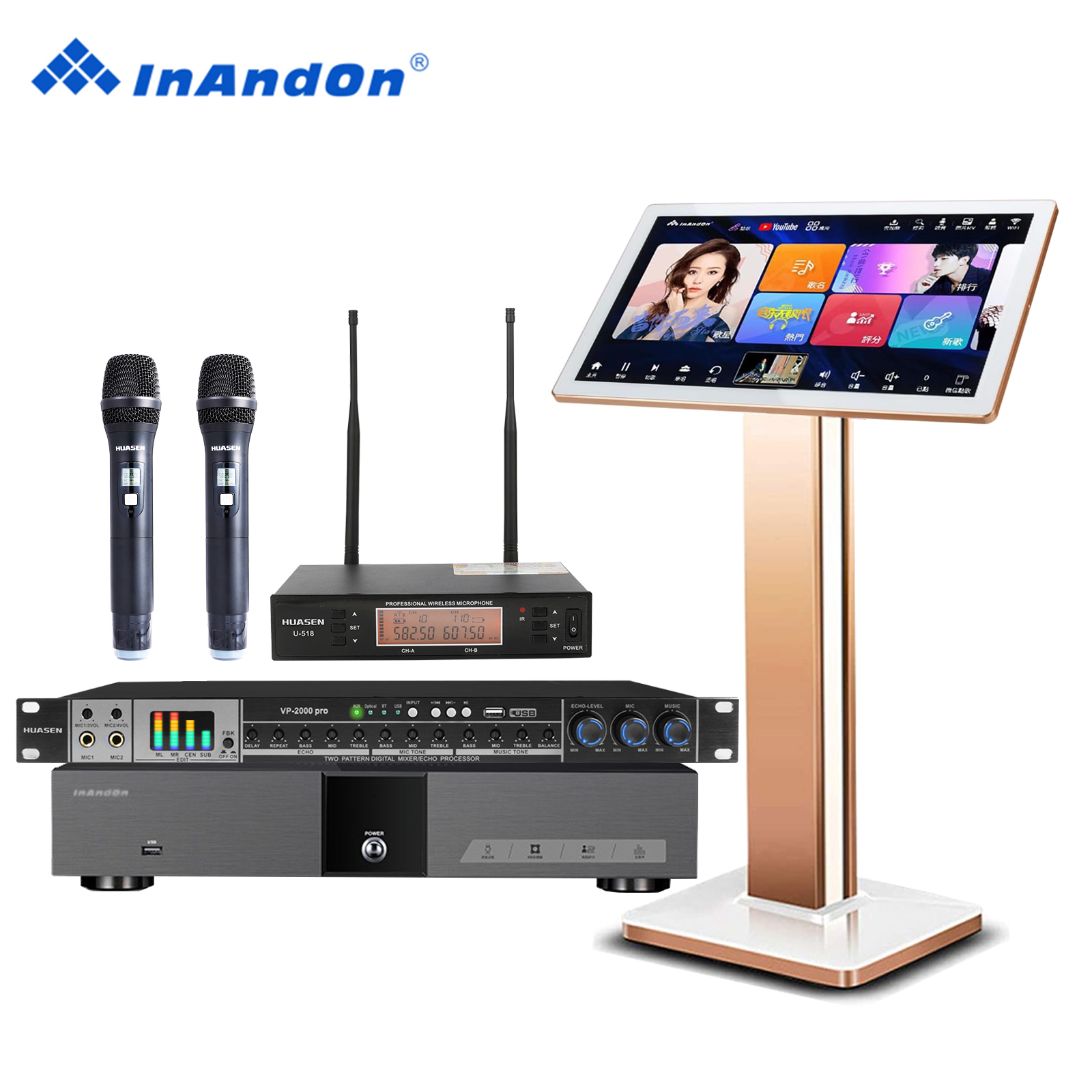 InAndOn KV-V5 Max Karaoke Player With Wifi Build In ,Free Cloud Download New Songs, KV-V5 Max