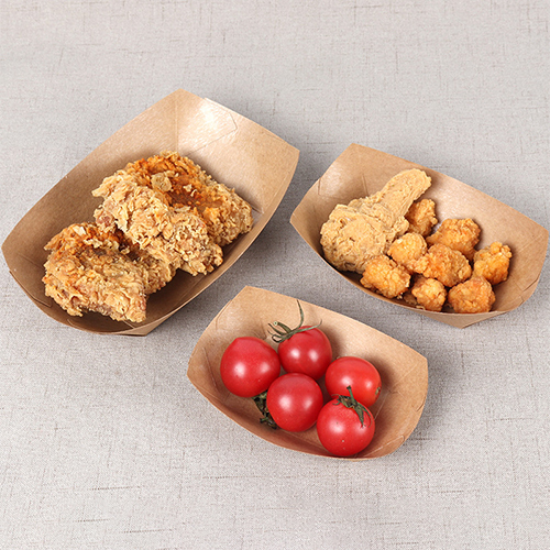 Disposable Kraft Paper Boat Tray