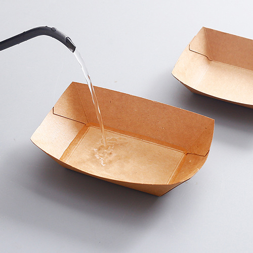 Disposable Kraft Paper Boat Tray