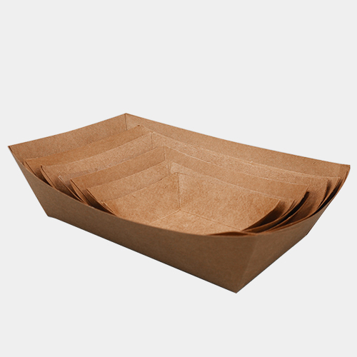 Disposable Kraft Paper Boat Tray