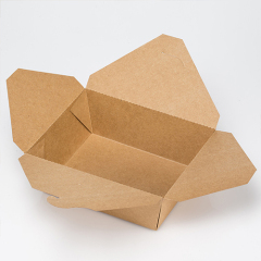 Kraft Folded Takeout Food Box
