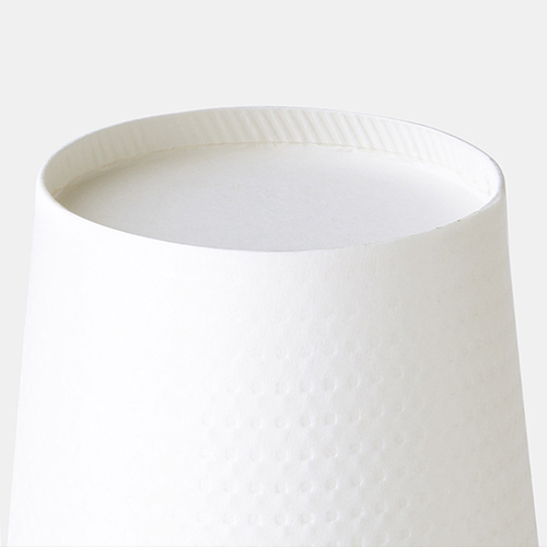 White Double Embossed Dot Cup