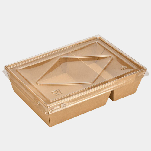 Clear Lid Paper Food Container