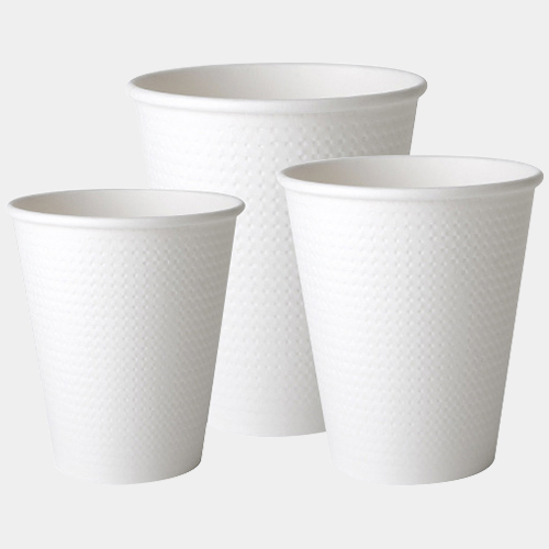 White Double Embossed Dot Cup