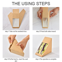 Sandwich Wedge Box