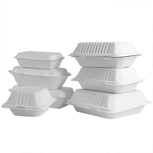 Sugarcane Clamshell Food Box