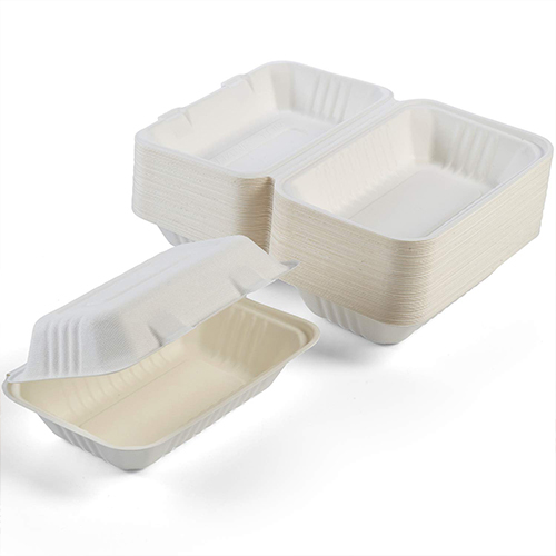 Multiple Compartments Clamshell Food Box