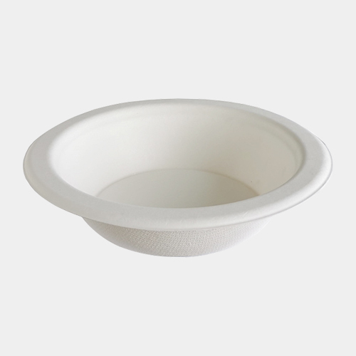 Sugarcane Pulp Wide-brimmed Bowl