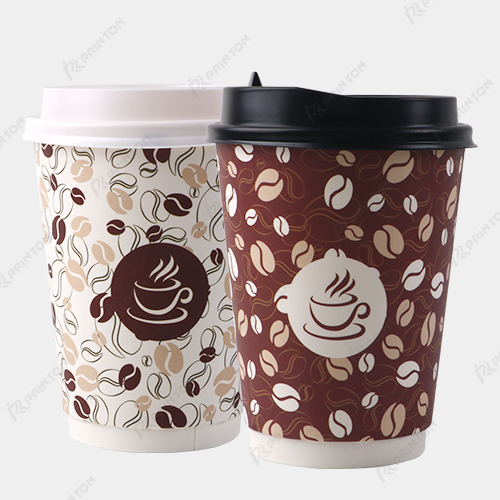 Christmas Costa Coffee 12 oz Ripple Cup with Lid