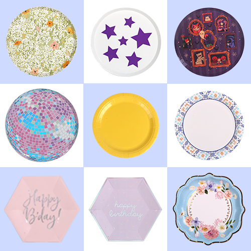 Colorful Paper Plate