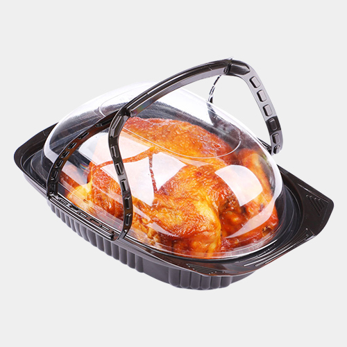 Plastic Roasted Chicken Box