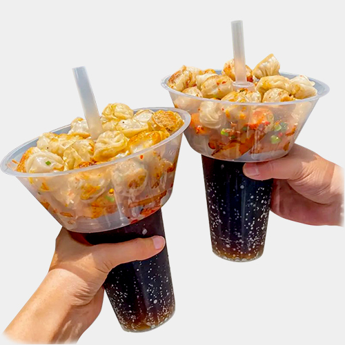 Plastic Drink & Snack Cup Set