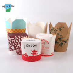 Asian Food Paper Container