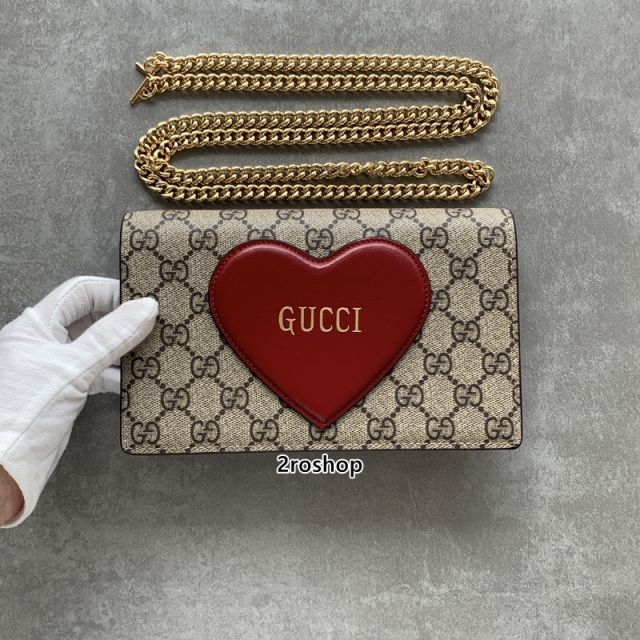 구찌오피디아하트체인백