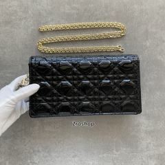 디오레이디woc페이턴트체인백