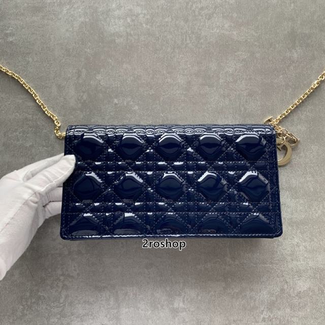 디오레이디woc페이턴트체인백