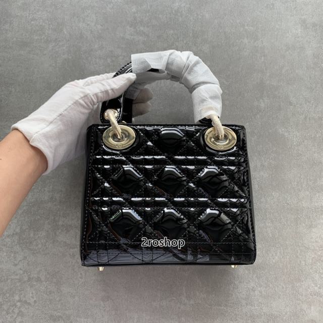 디올페이턴트레이디백미니