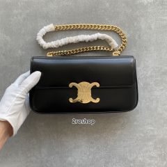 셀린느체인숄더백블랙