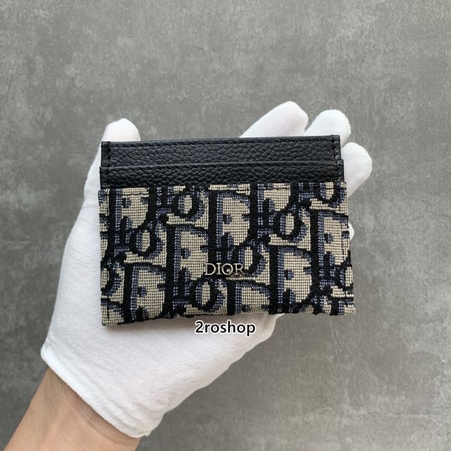 디올오블리크카드케이스네이비