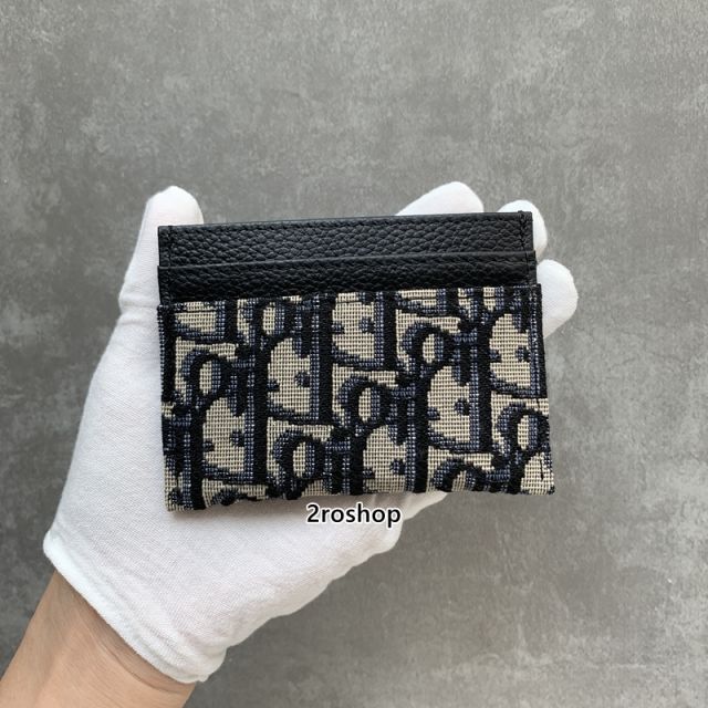 디올오블리크카드케이스네이비