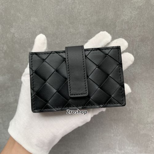 보테가베네타아코디언카드지갑블랙