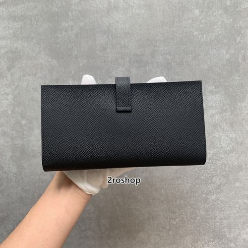 에르메스베안장지갑블랙