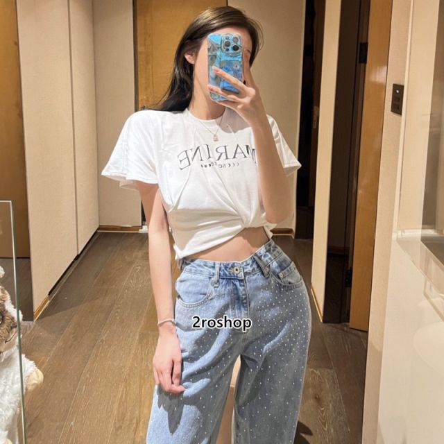 Marine Serre 티셔츠