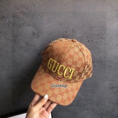 구찌로고볼캡연브라운