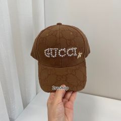 구찌볼캡브라운