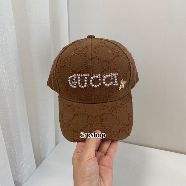 구찌볼캡브라운