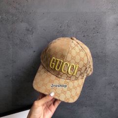 구찌로고볼캡연브라운