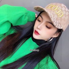 구찌로고볼캡연브라운