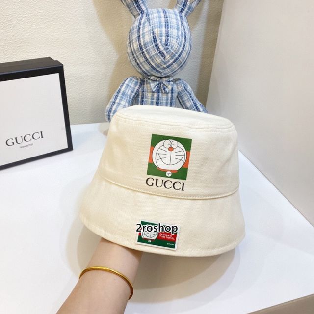 구찌×도라에몽버킷햇연브라운
