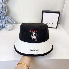 구찌 X 디즈니도날드덕버킷햇블랙