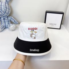 구찌 X 디즈니도날드덕버킷햇블랙