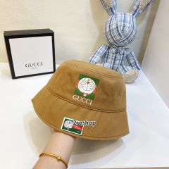 구찌×도라에몽버킷햇카키색