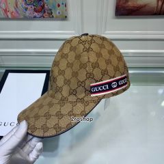 구찌볼캡브라운