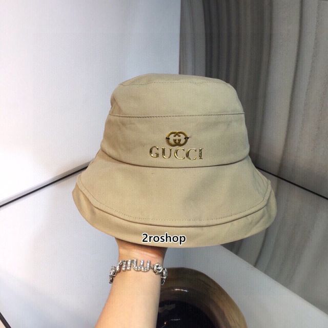 구찌로고버킷햇아이보리