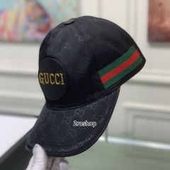 구찌로고볼캡연브라운