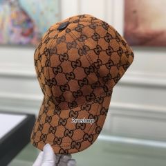구찌볼캡다크레드