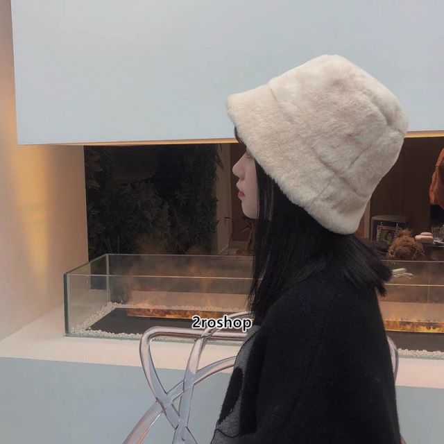 샤넬로고클로슈햇화이트