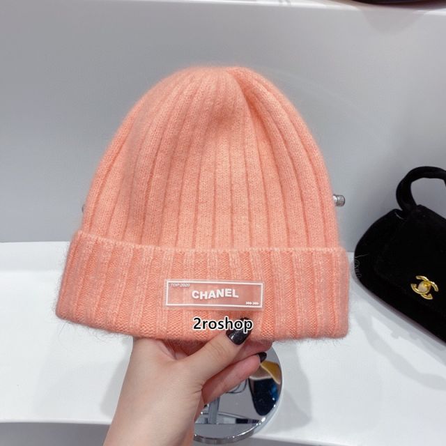 샤넬모자연핑크