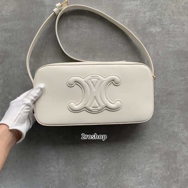 셀린느트리오페숄더백화이트