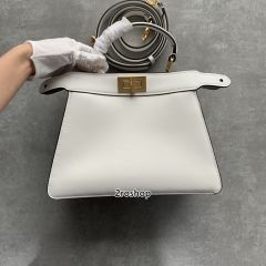 펜디피카부탑핸들백화이트